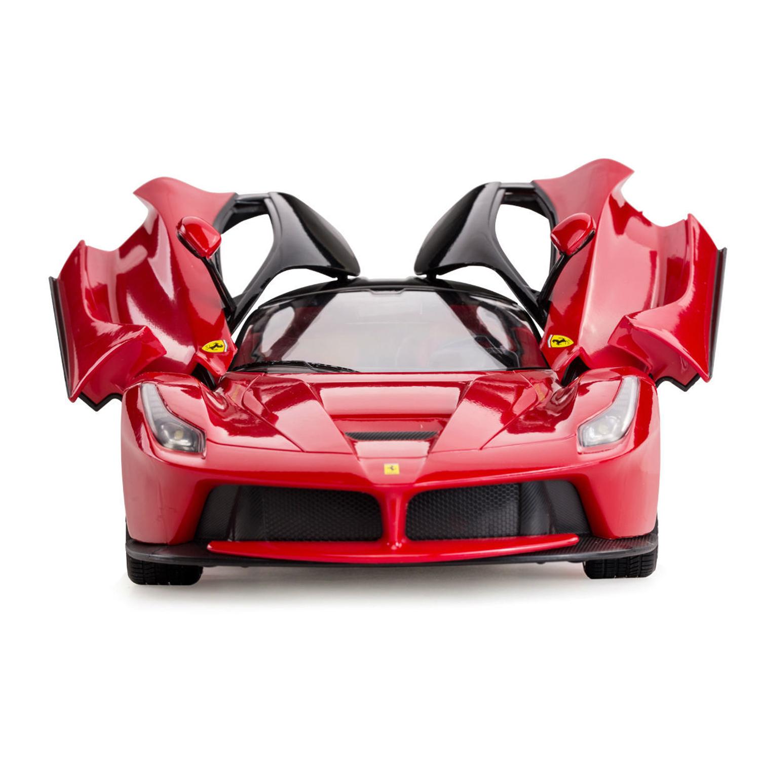 Машина на радиоуправлении Ferrari LaFerrari, со световыми эффектами, открываются двери, цвет красный, 1:14  